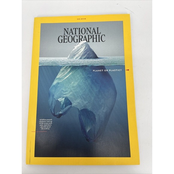 National Geographic: Planet or Plastic? Trash to Treasure June 2018 Magazine - Picture 1 of 3